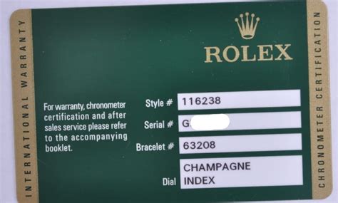 rolex warranty details.